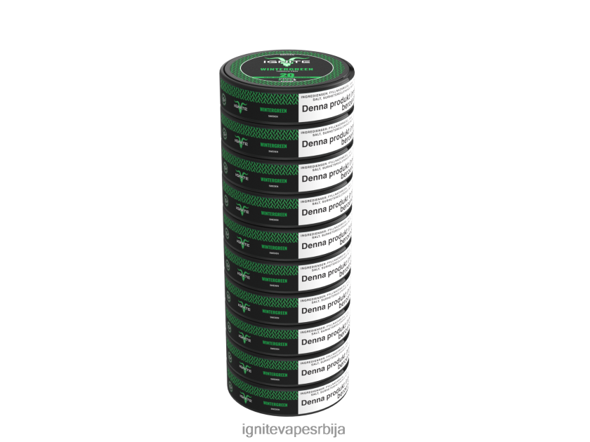 IGNITE никотинске кесице 10-пак зимзелен Ignite Vape Sales L42H179
