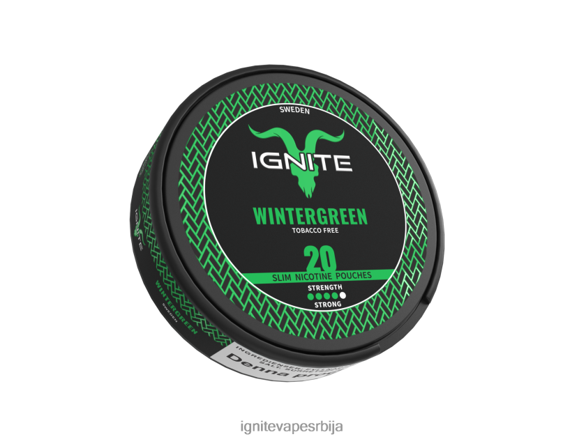 IGNITE никотинске кесице зимзелен Ignite Disposable Vape L42H168