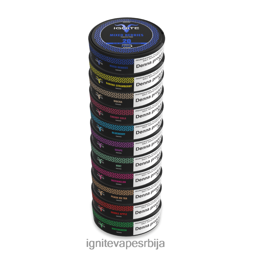 IGNITE никотинске кесице зимзелен Ignite Disposable Vape L42H168