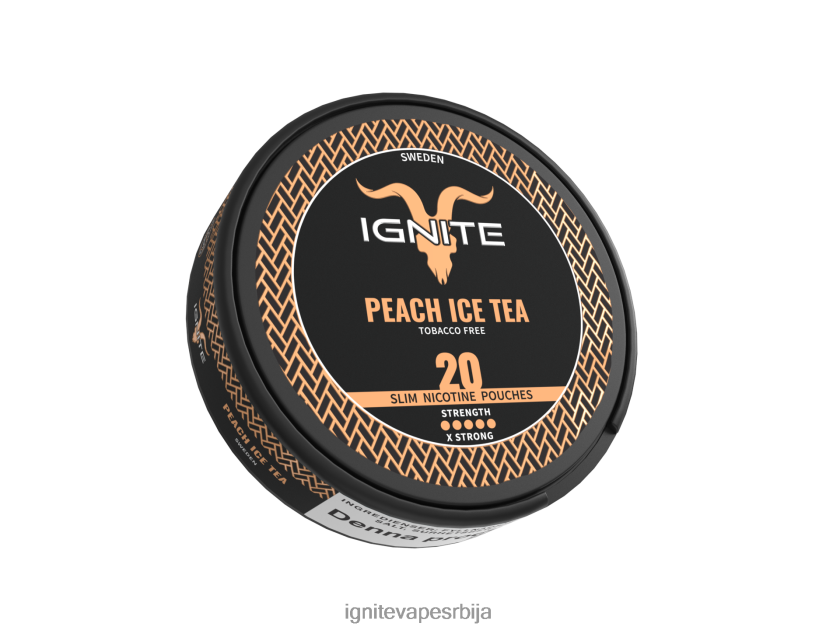IGNITE никотинске кесице ледени чај од брескве Ignite Puff Price L42H173