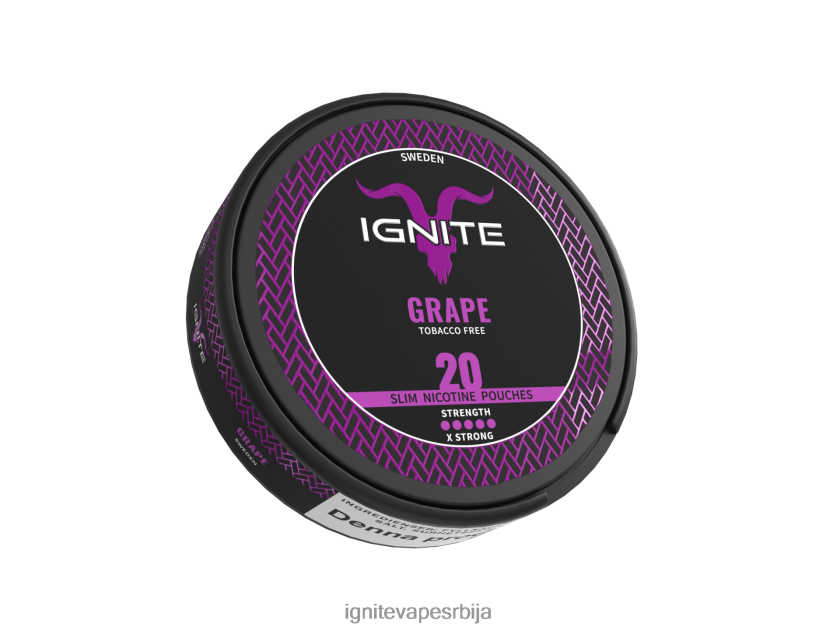IGNITE никотинске кесице грожђа Ignite Vape Store L42H174