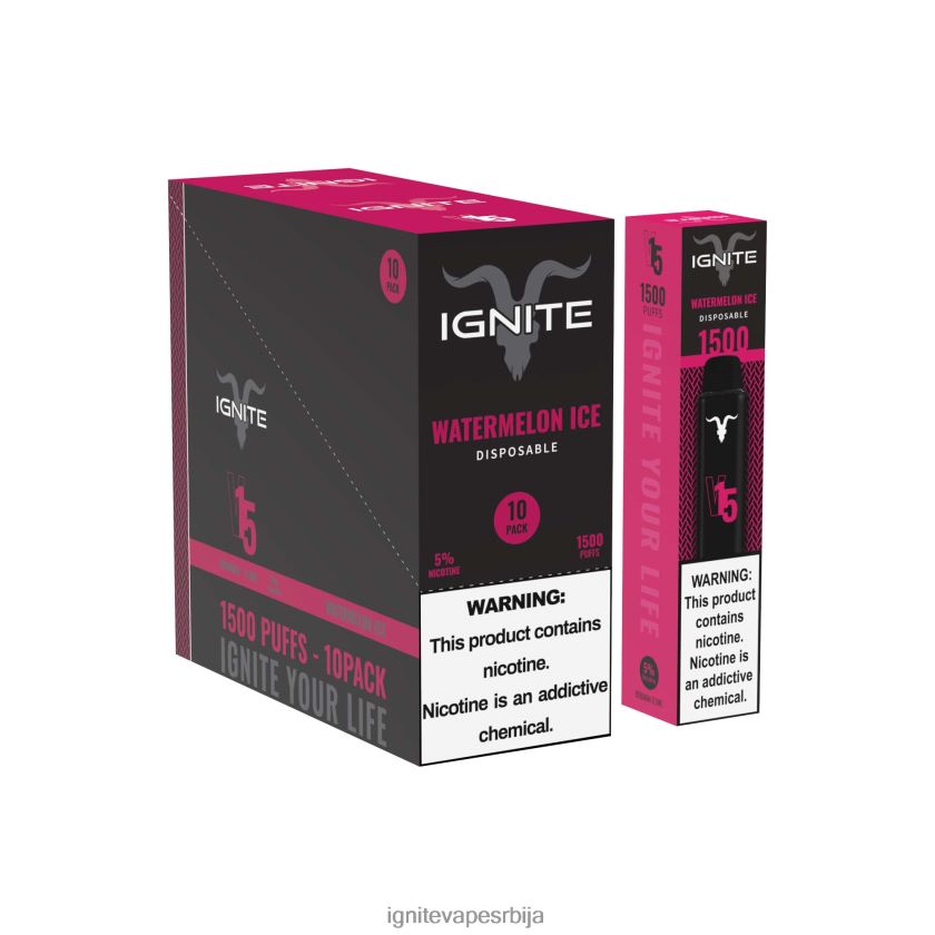 IGNITE V15 вапе оловка 10 ком лед од лубенице Ignite Order Online L42H106