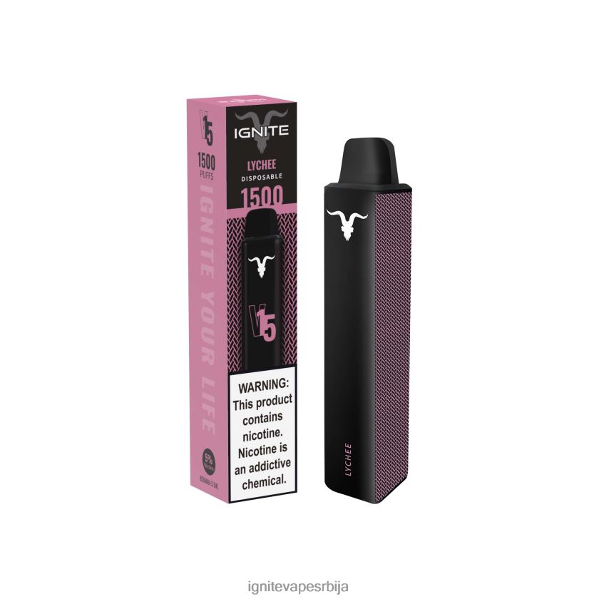 IGNITE V15 електронска цигара плави разз лед Ignite Rechargeable Vape L42H107