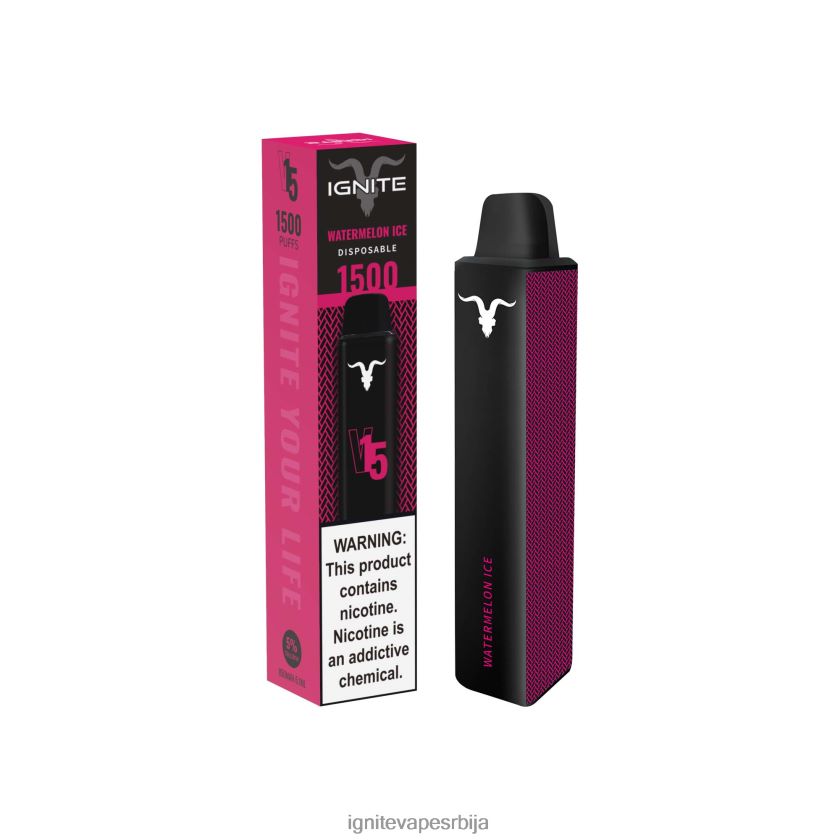 IGNITE V15 електронска цигара плави разз лед Ignite Rechargeable Vape L42H107