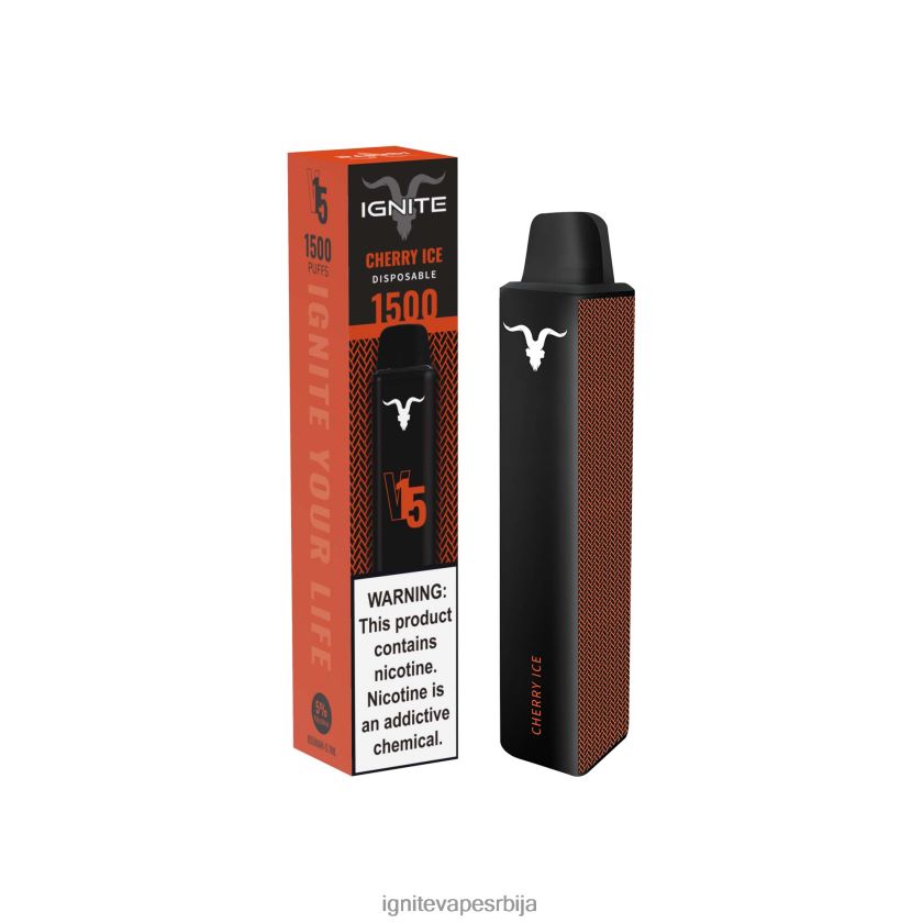 IGNITE V15 електронска цигара плави разз лед Ignite Rechargeable Vape L42H107