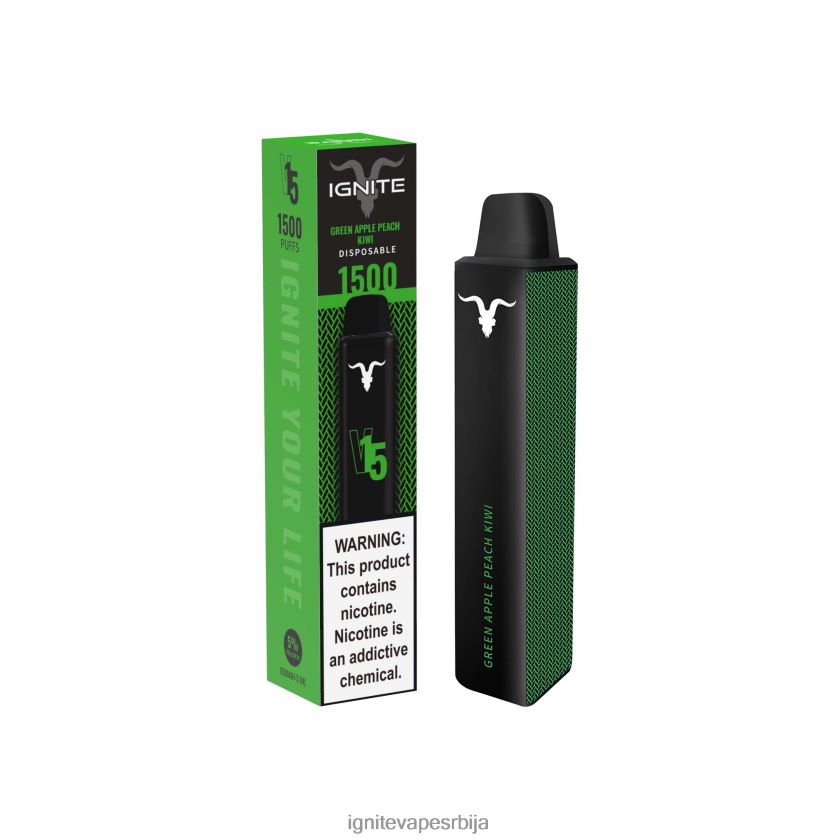 IGNITE V15 електронска цигара плави разз лед Ignite Rechargeable Vape L42H107