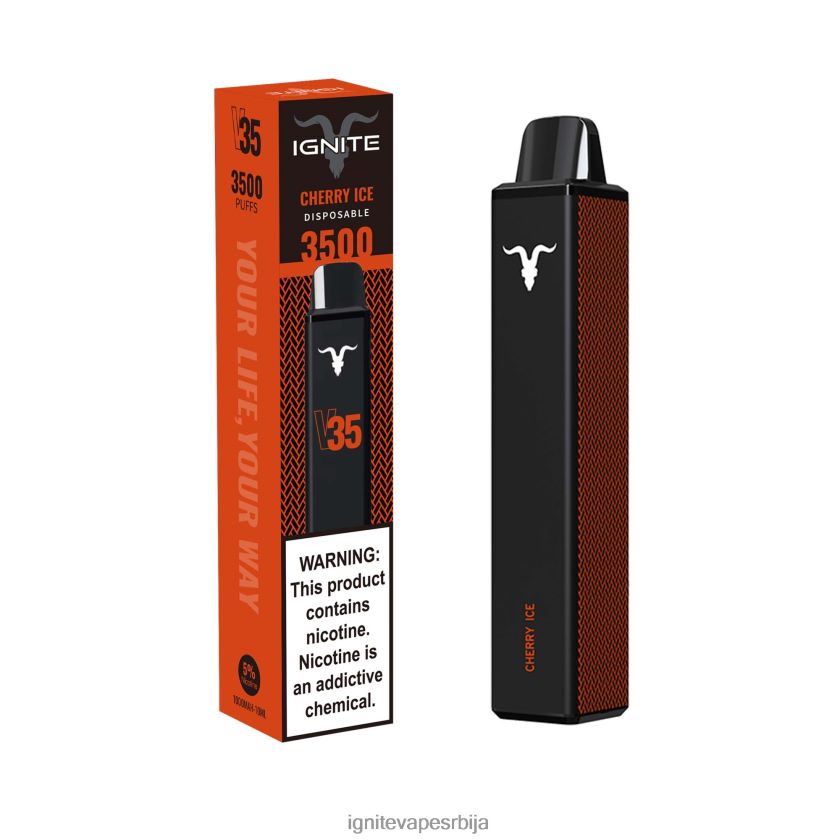 IGNITE V35 електронска цигара трешња лед Ignite Vape Beograd L42H132