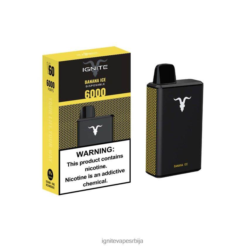 IGNITE V60 електронска цигара лед од банане Ignite Vape Beograd L42H2
