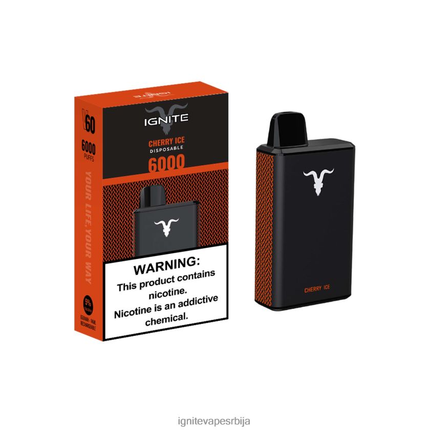 IGNITE V60 електронска цигара трешња лед Ignite Vape Srbija L42H31